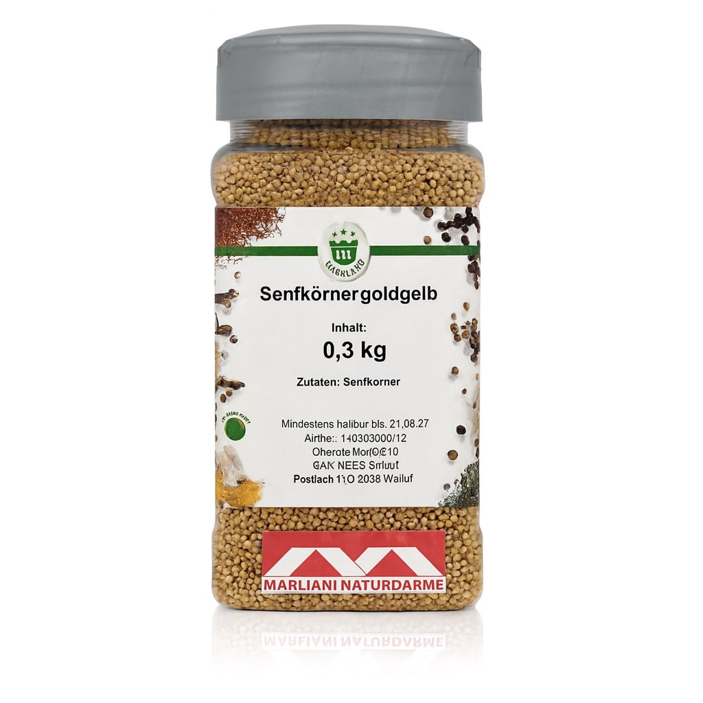 Senfkörner goldgelb 300g